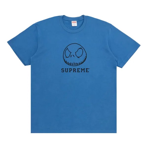 Футболка Supreme Skeleton Fade Blue