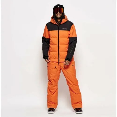 Комбинезон oneskee Puffer, размер M, оранжевый, черный