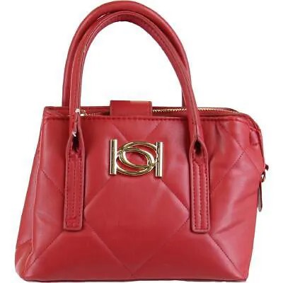 Bebe Женская красная стеганая сумка-саквояж из искусственной кожи Gio, маленький кошелек BHFO 6991