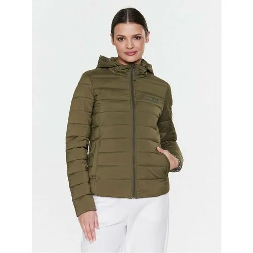 Пуховик GUESS, размер XS [INT], зеленый