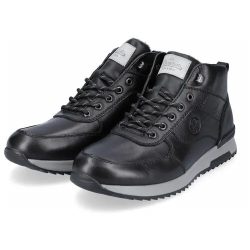 Ботинки Rieker, размер 46, серый, черный