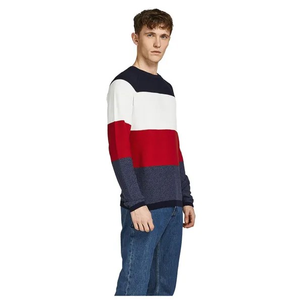 Свитер Jack & Jones Egustav Crew Neck, красный