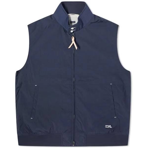 Утепленный жилет Nanamica Zip Up Wind Vest, цвет Dark Navy