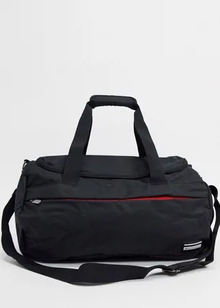 Черная сумка с красной отделкой Ben Sherman-Черный