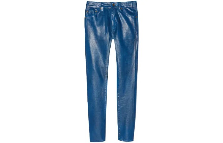 SAINT LAURENT Женские джинсы, цвет Blue