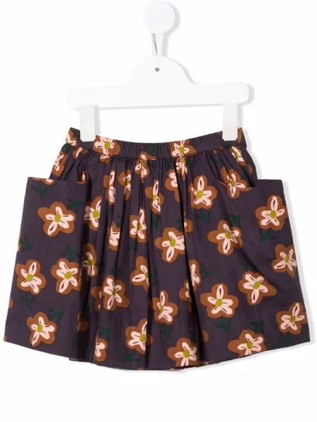 Bonton мини-юбка с цветочным принтом