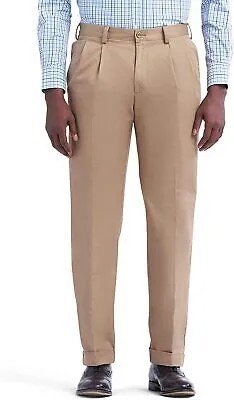IZOD Мужские американские брюки чинос со складками