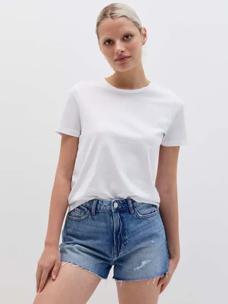 Джинсовые шорты с ремешками и потертостями Ovs, цвет medium wash