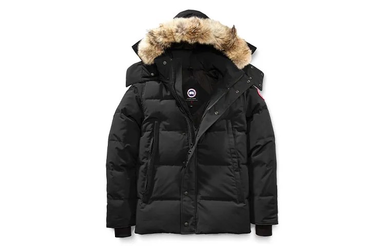 Мужской пуховик Canada Goose, черный