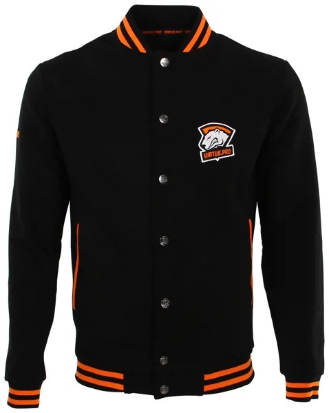 Бомбер мужской Virtus.pro FVPCOLLEG17 черный 3XL