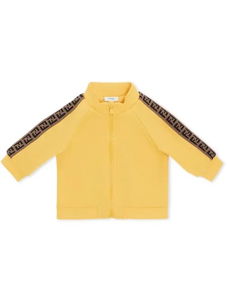 Fendi Kids толстовка с логотипом