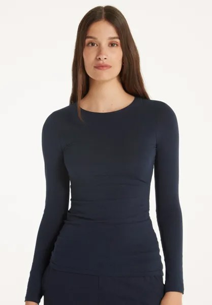 Рубашка с длинными рукавами STRETCH ROUND-NECK Tezenis, цвет absolute blue