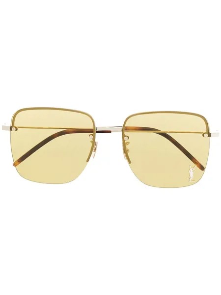 Saint Laurent Eyewear солнцезащитные очки SL31 в квадратной оправе