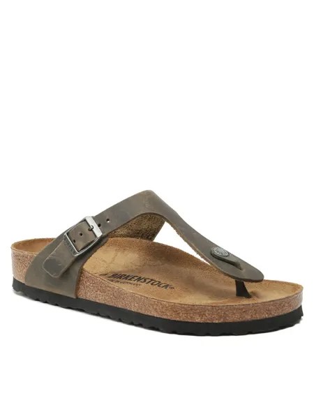 Шлепанцы Gizeh Bs 1019327 Birkenstock хаки 42 EU