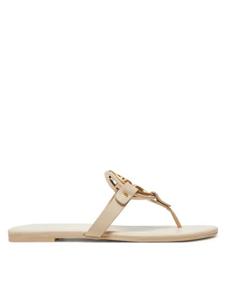 Шлепанцы Tory Burch Chancletas Miller, экрю