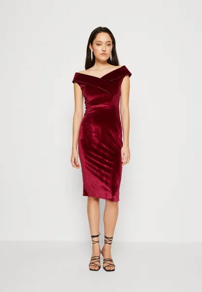 Коктейльное платье / Вечернее платье Zara WAL G, вино
