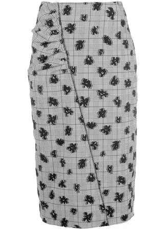 Jason Wu Collection юбка асимметричного кроя с цветочным принтом