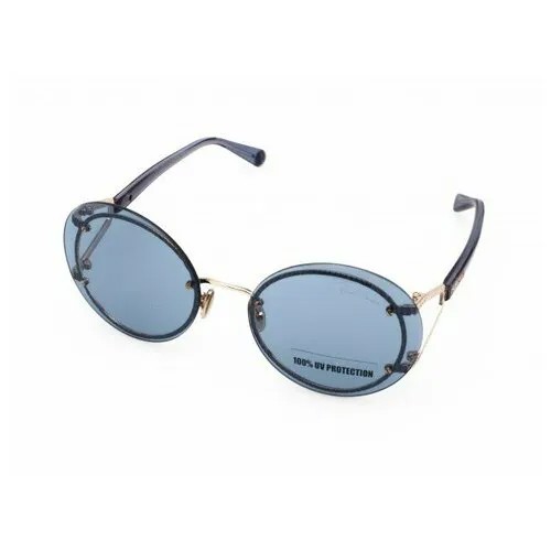Солнцезащитные очки Roberto Cavalli, голубой, золотой