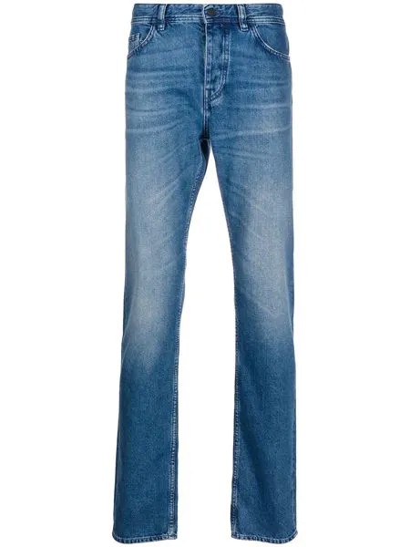 Boss Hugo Boss прямые джинсы с эффектом потертости