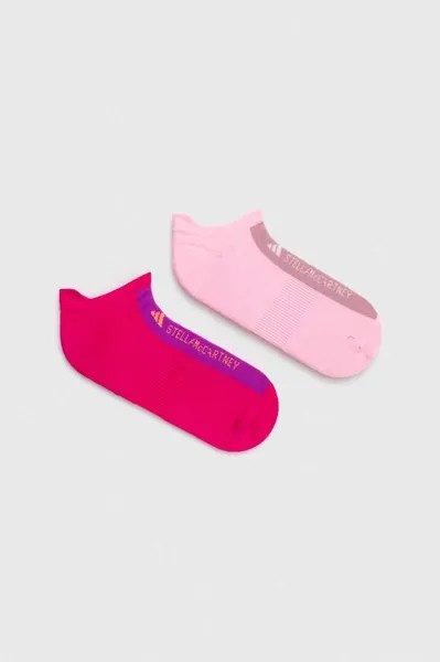 2 пары носков adidas by Stella McCartney, розовый
