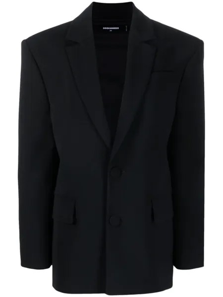 Dsquared2 single-breasted blazer, черный