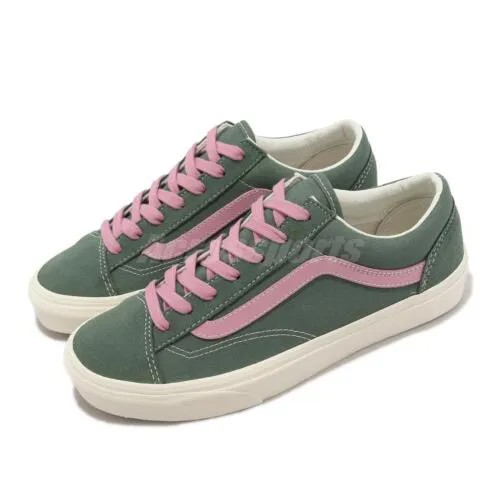 Мужская повседневная винтажная спортивная обувь унисекс Vans Style 36 Green Pink VN0A3DZ3BOC