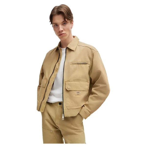 Куртка HUGO Bain 243D1 BLUE, бежевый