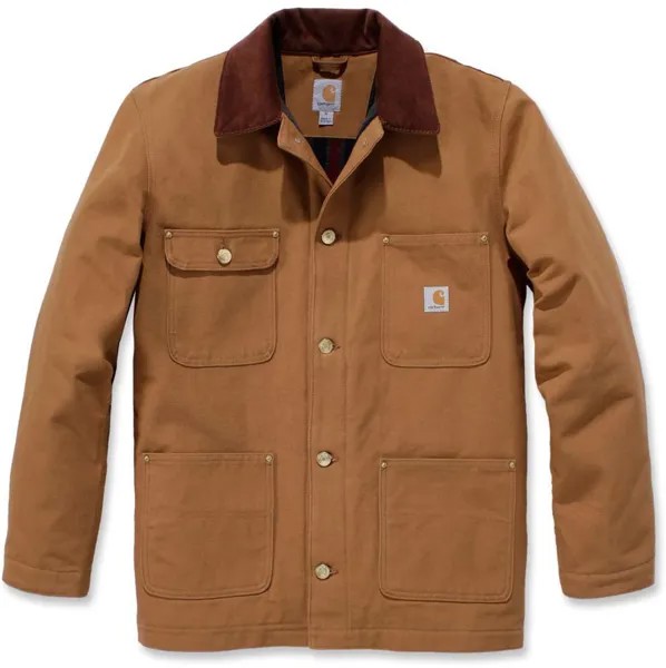 Куртка Carhartt Firm Duck Chore Coat, коричневый