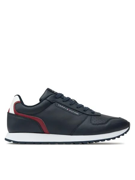 Кроссовки Tommy Hilfiger New Runner Eva Mix Lth Flag FM0FM05453 Azul marino, темно-синий