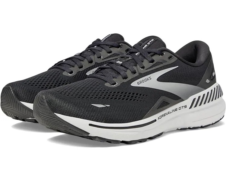 Кроссовки Brooks Adrenaline GTS 23, цвет Black/White/Silver