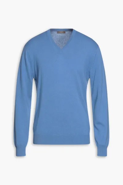 Меланжевый кашемировый свитер Burlington N.Peal, светло-синий