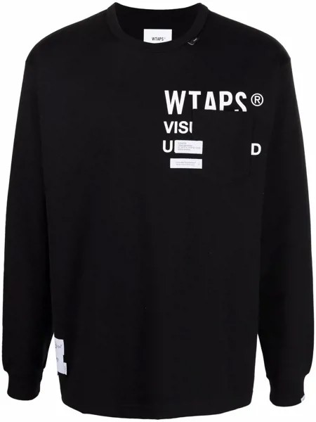 WTAPS свитер Insect 02 с круглым вырезом