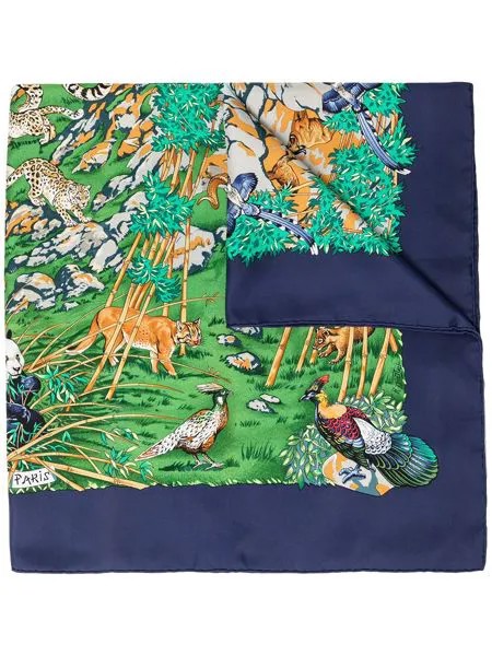 Hermès шелковый платок Sichuan pre-owned