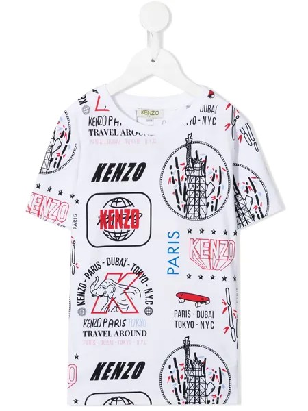 Kenzo Kids футболка с логотипом