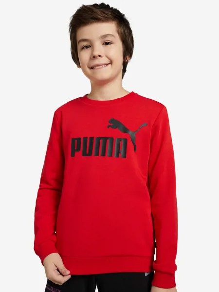 Свитшот для мальчиков PUMA Ess Big Logo, Красный