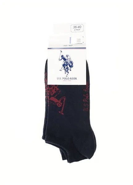 Темно-синие женские носки, 2 пары U.S. Polo Assn.