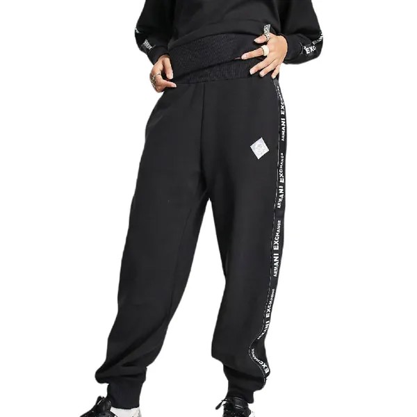 Спортивные брюки Armani Exchange Taped, черный