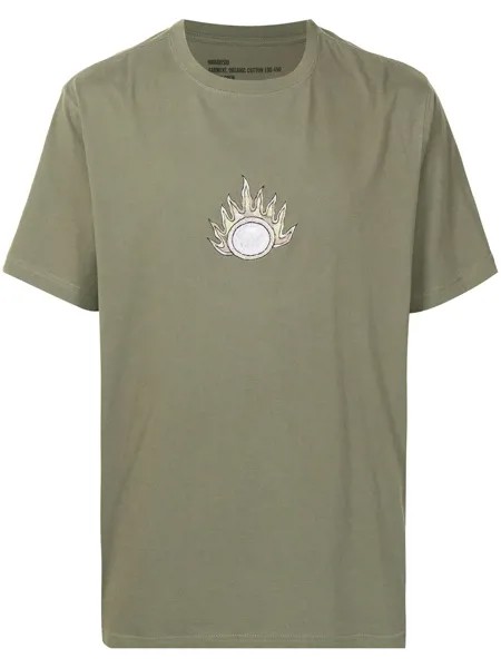 Maharishi футболка из органического хлопка с графичным принтом