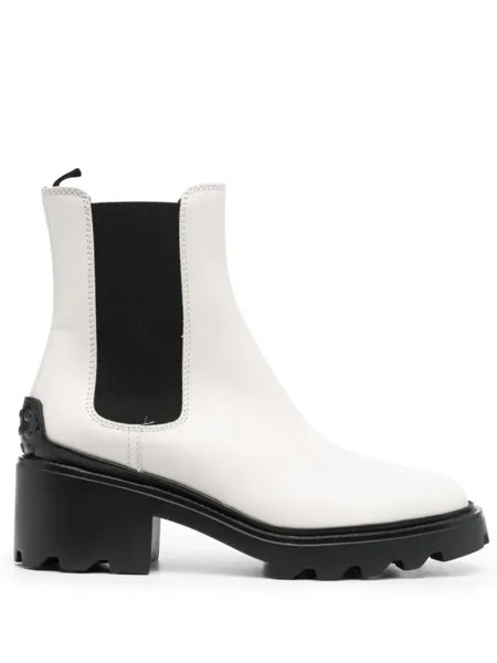 Tod's ботинки с закругленным носком, нейтральный цвет