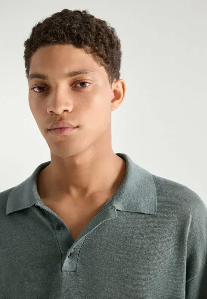 Рубашка поло Massimo Dutti, серый