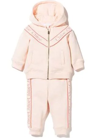 Chloé Kids спортивный костюм с логотипом