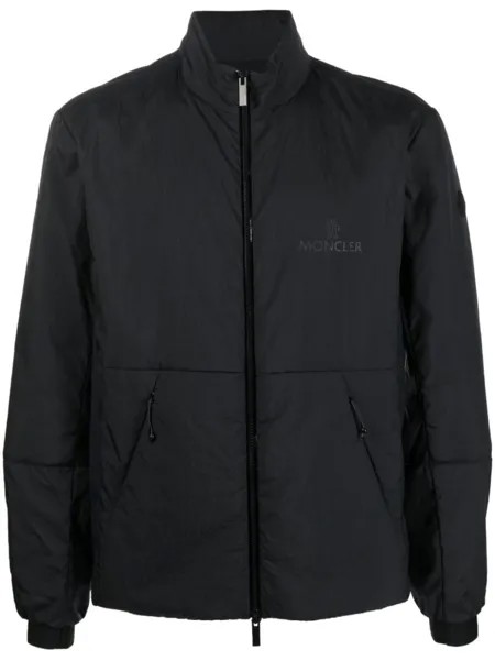 Бомбер с логотипом Moncler, черный