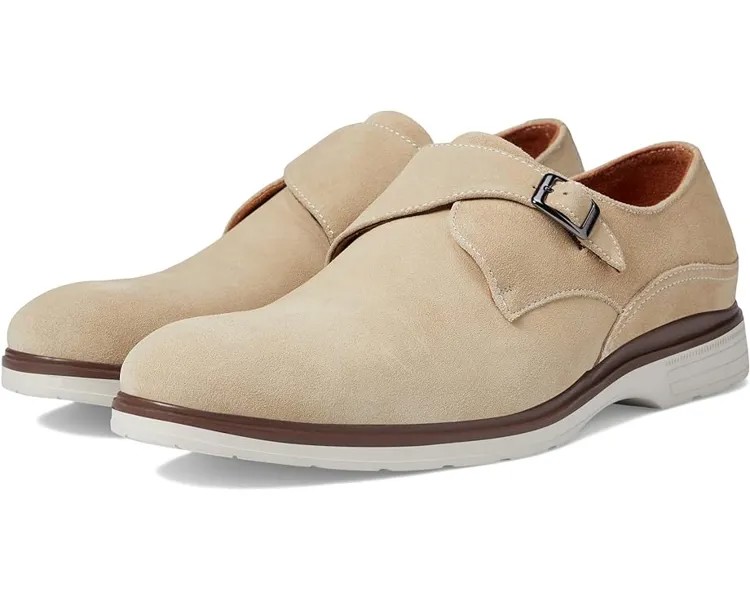 Оксфорды Stacy Adams Taylen Monk Strap, цвет Sandstone