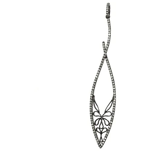 Подвеска с фианитами из серебра TP2184-001-BLK JV