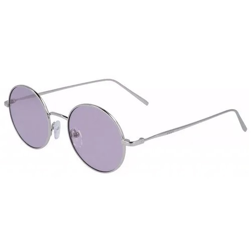 Солнцезащитные очки DKNY, квадратные, для женщин, серебряный