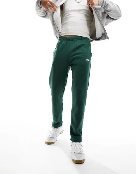 Nike - Club - Зеленые прямые джоггеры