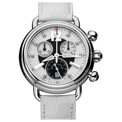 Наручные часы AEROWATCH 82905AA12, белый, серебряный
