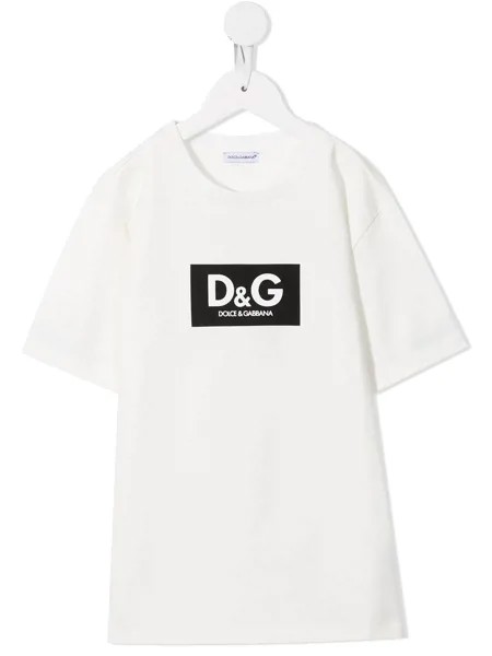 Dolce & Gabbana Kids футболка с логотипом