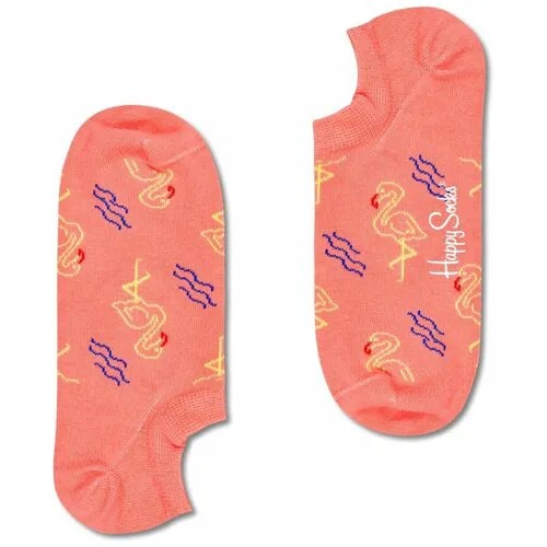 Носки-следки унисекс Flamingo No Show Sock с фламинго, персиковый, 25