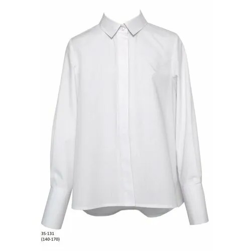 Школьная блуза SLY, размер 146, белый